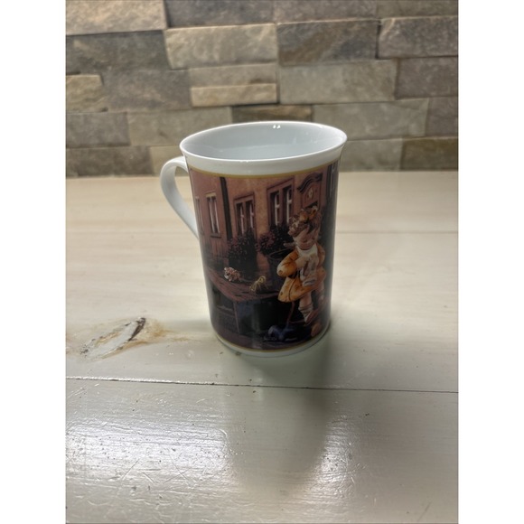 Danbury Mint ~ M.I. Hummel Mugs of the Year Porcelain Cups - 2 Cups Oct,Sept. - Picture 4 of 13